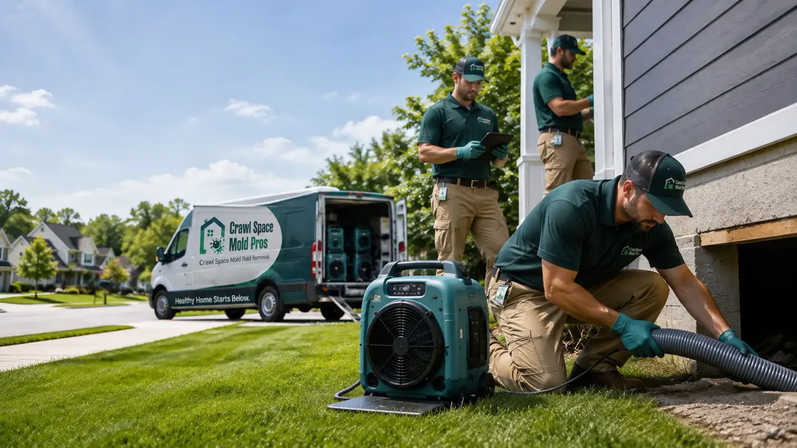 Crawl Space Mold Removal in Simpson, IL